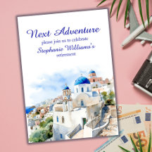 Festa de aposentadoria da ilha de destino Grécia