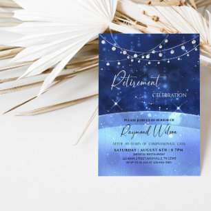 Convite Festa de aposentadoria do médico noturno pacífico