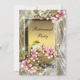 Convite Festa de aposentadoria feminina