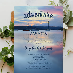 Convite Festa de Aposentadoria Sunset Boats