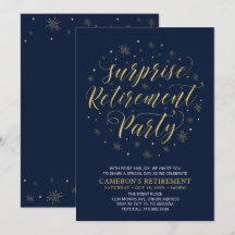 Festa de Aposentadoria Surpresa Moderna em Dourado
