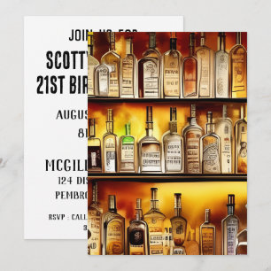 Convite Festa de Aquarela Artística do Bar de Fundo