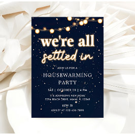 Convite Festa de Aquecimento Doméstico.