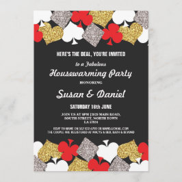 Convite Festa de Aquecimento Doméstico Las Vegas Casino Ro