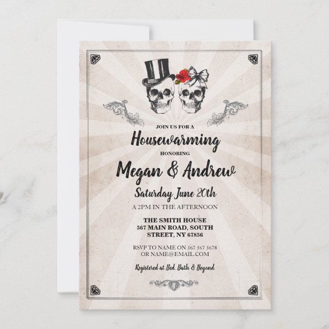 Convite Festa de Aquecimento Doméstico no Halloween Novo C (Frente)