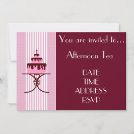 Convite Festa de Arte Francesa Deco Tarde