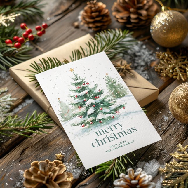 Convite Festa de Árvore de Natal do Tema de Natal (Criador carregado)