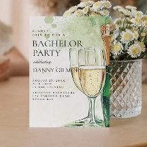 Festa de Bachelor Simples e Elegante