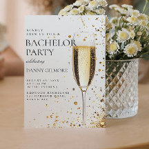 Festa de Bachelor Simples e Elegante