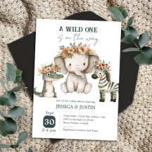 Festa de Bebê Floral Boho Wild One