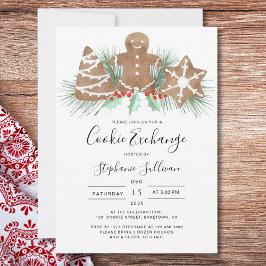 Convite Festa de Bolachas de Natal do Gingercake Man