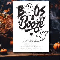 Festa de Boos e Booze Adultos do Dia das Bruxas