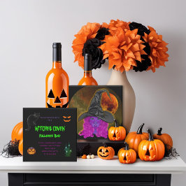 Convite Festa de Bruxas do Halloween Bash