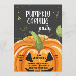 Convite Festa de Carvões de Abóbora de Aboborinha Aniversá