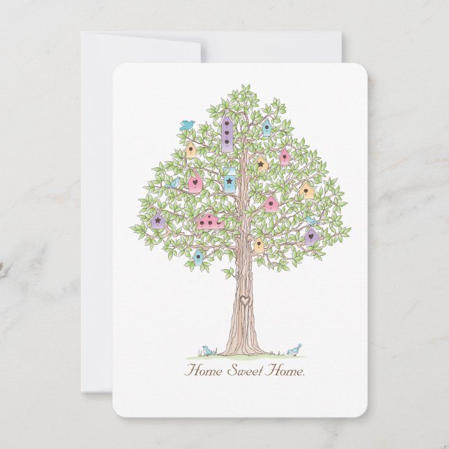 Convite Festa de casa ou mudança de endereço. (Frente)