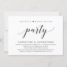 Festa de Casamento Elopement Felizes para Sempre