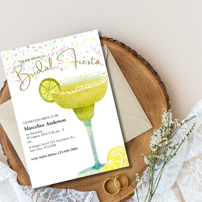 Convite Festa de Casamento Mexicana com Margarida Ilustrad (Criador carregado)