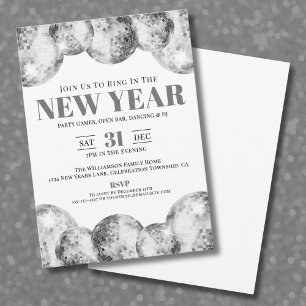 Convite Festa de Celebração de Ano Novo