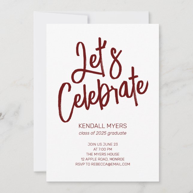 Convite Festa de Celebração do vamos com Foto (Frente)