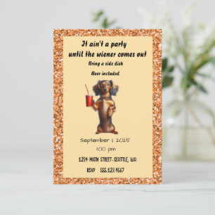 Convite Festa de cerveja em qualquer ocasião