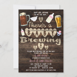 Convite Festa de Cerveja para Bebê Papai Vai Ser Chuveiro