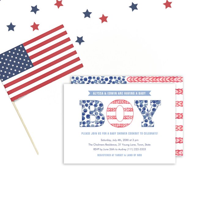 Convite Festa de Chá de fraldas de Cookout de Verão Relaxa (Criador carregado)