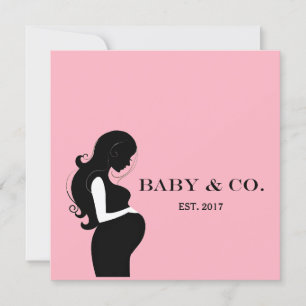 Convite Festa de Chá de Garota Rosa BABY