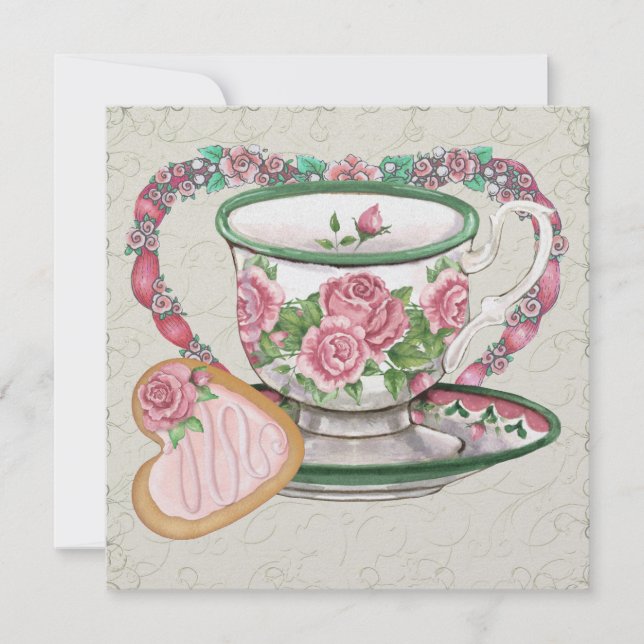 Convite Festa de chá doce - SRF (Frente)