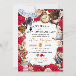 Convite Festa de Chá Mad/Terra Maravilha Aniversário ou Ch