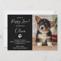 Festa de Chá - Novo Pet Negra Moderno Elegante