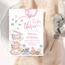Festa de Chá Rosa Terceiro Aniversário