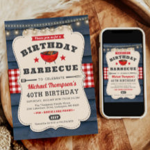 Festa de Churrasco de CHURRASCO aniversário de 40 