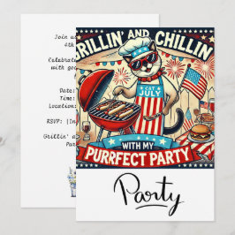 Convite Festa de Churrasco do GAT 4 de Julho Dia da Indepe