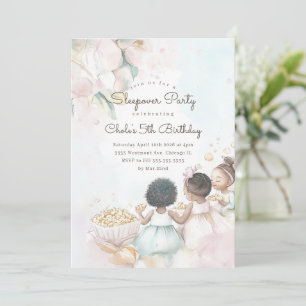 Convite Festa de cinema noturna de aniversário de um filme