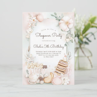 Convite Festa de cinema noturna de aniversário de um filme