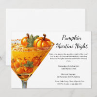 Festa de Cocktail de Halloween | Martini de Abóbor