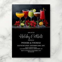 Festa de Cocktail de Natal Poinsettia