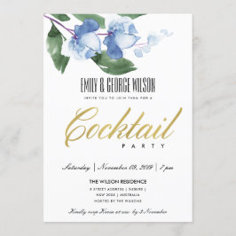 CONVITE FESTA DE COCKTAIL FLORAL DE COCKTAIL DE GREEN GREE