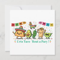 Festa de Comida Mexicana Kawaii Fofa - Taco Burrit