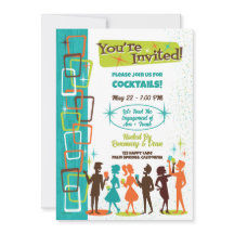 Festa de Compromisso com Drinks Modernos de Meados