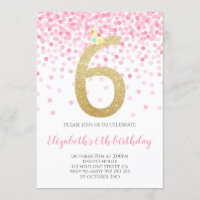 Festa de Confetti Rosa, Festa Dourada Numero 6