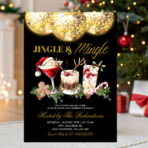 Festa de Coquetel de Natal Jingle And Mingle Disco