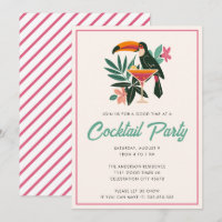 Festa de Coquetel Tropical no Quintal de Verão