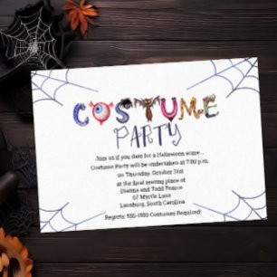 Convite Festa de Costume de Halloween