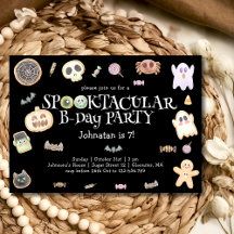 Festa de crianças de aniversário Spooktacular