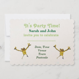 Convite Festa de dança de Sapo