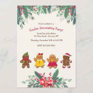Convite Festa de Decoração de Biscoitos