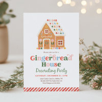 Festa de Decoração de Casa de Gingerbread
