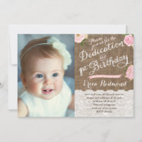 Festa de Dedicação das Flores Rosa Burlap