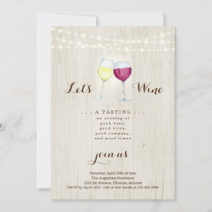 Convite Festa de Degustação de Vinhos